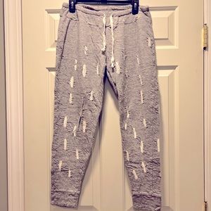 Vintage Havana gray distressed joggers